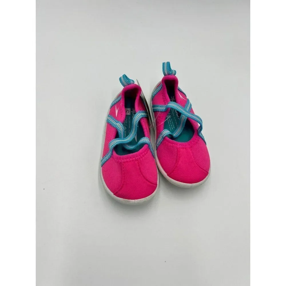 Brand New Speedo Swim Shoes Toddler Girl Size 5 Color Pink